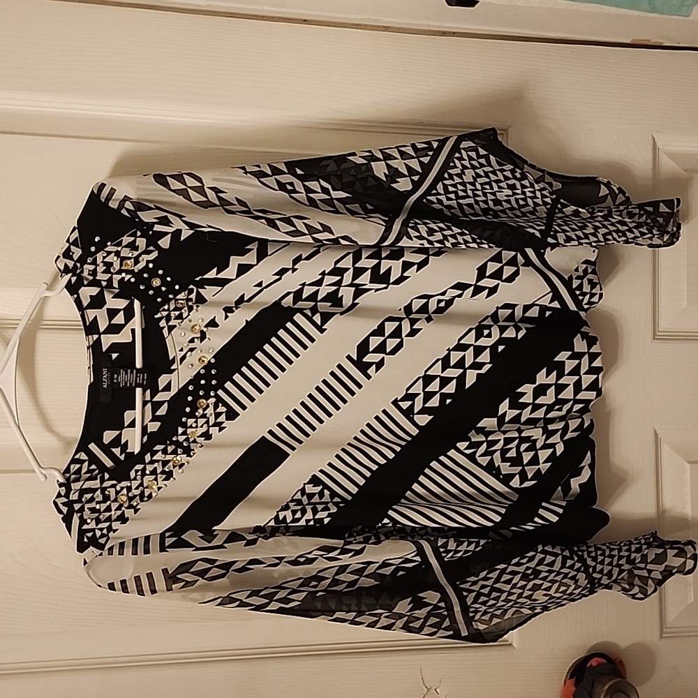 Alfani bell sleeve blouse